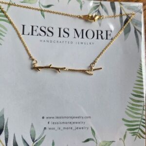 Gold Branch Necklace